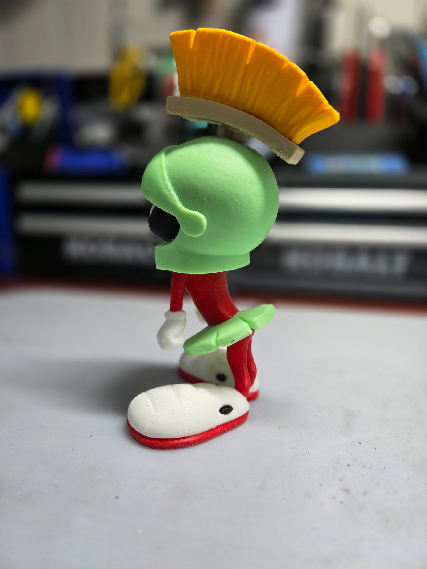 Marvin the Martian looney Toons 3D custom Glow in the dark Figure