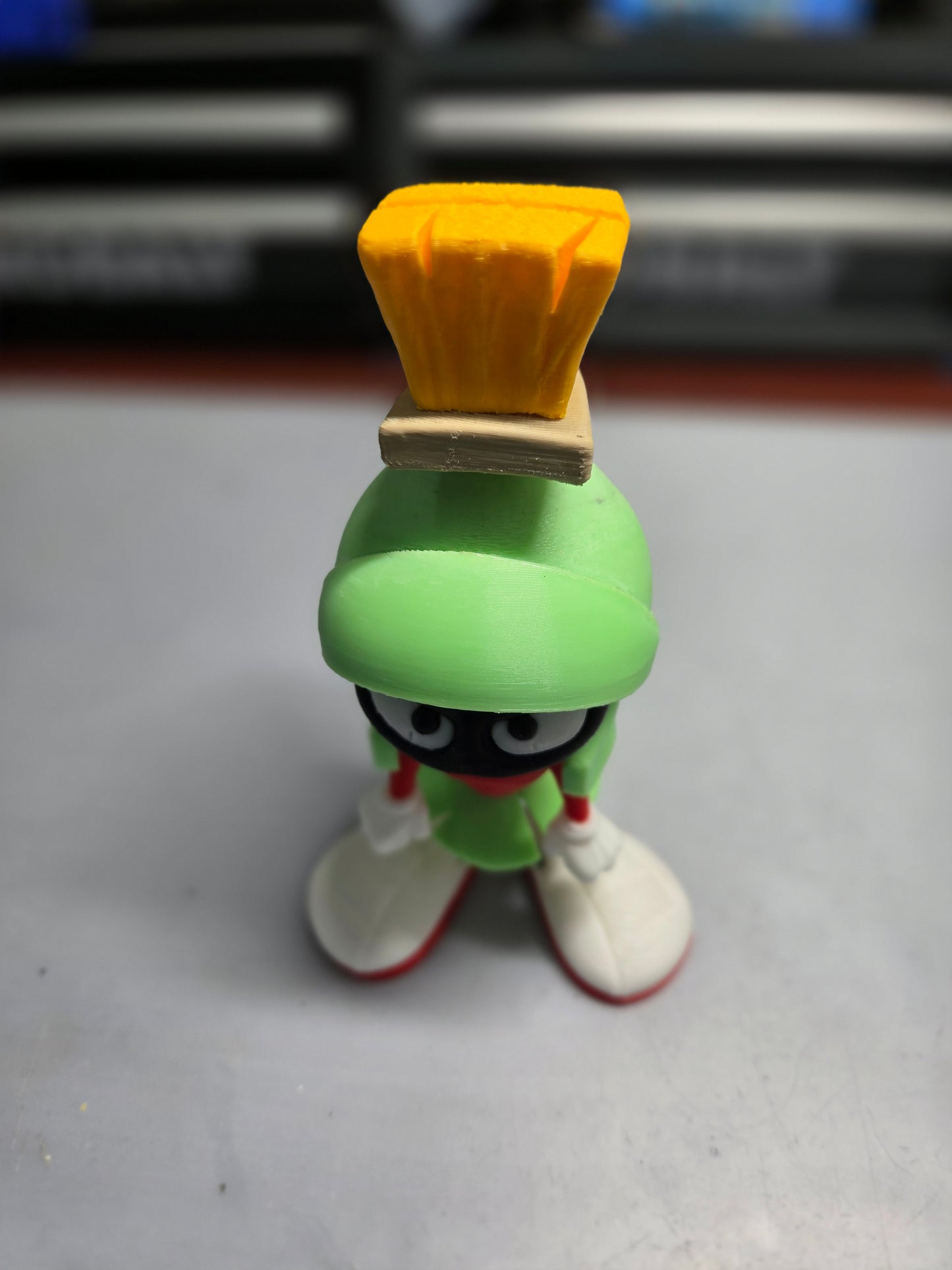 Marvin the Martian looney Toons 3D custom Glow in the dark Figure