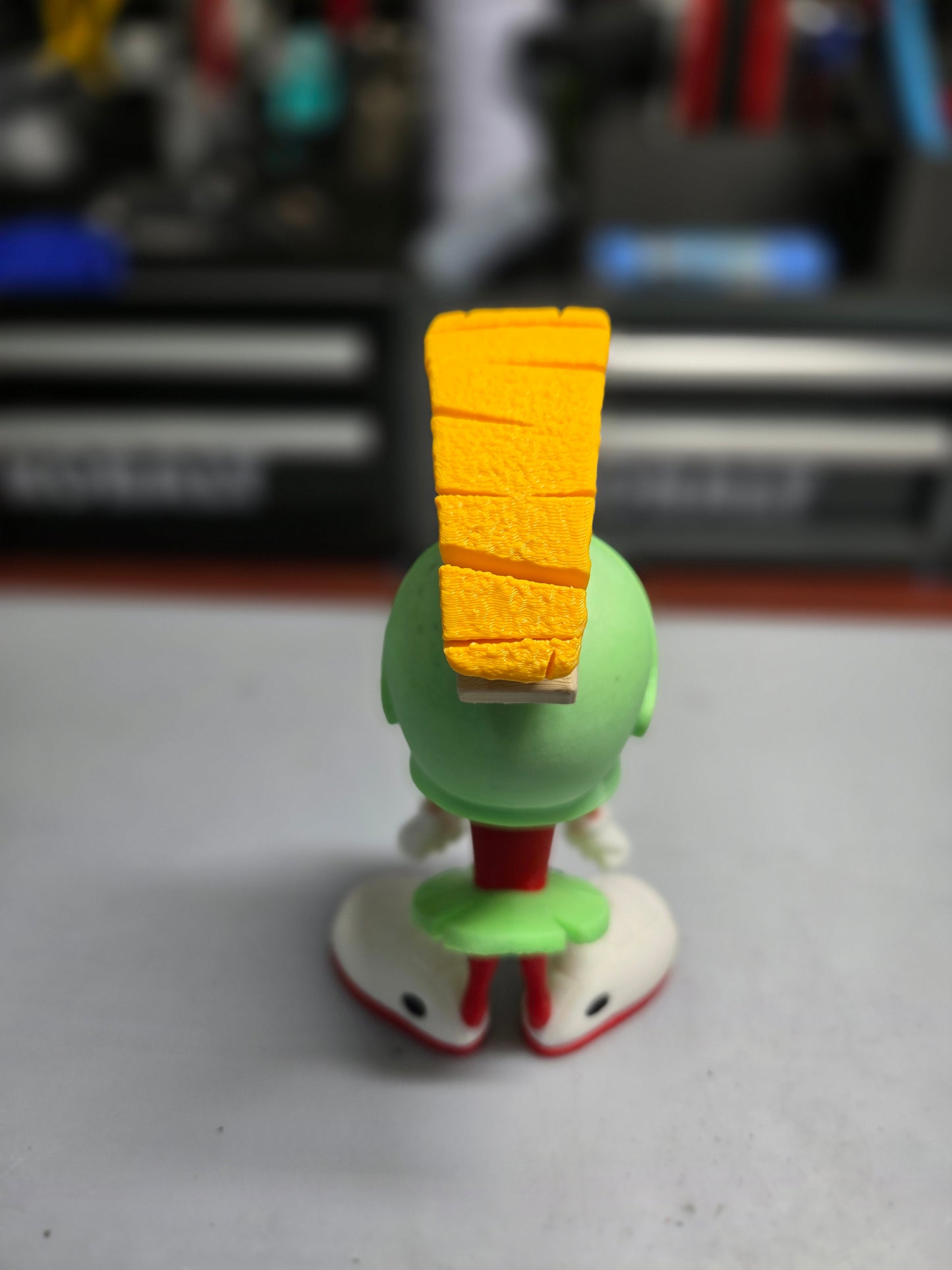 Marvin the Martian looney Toons 3D custom Glow in the dark Figure