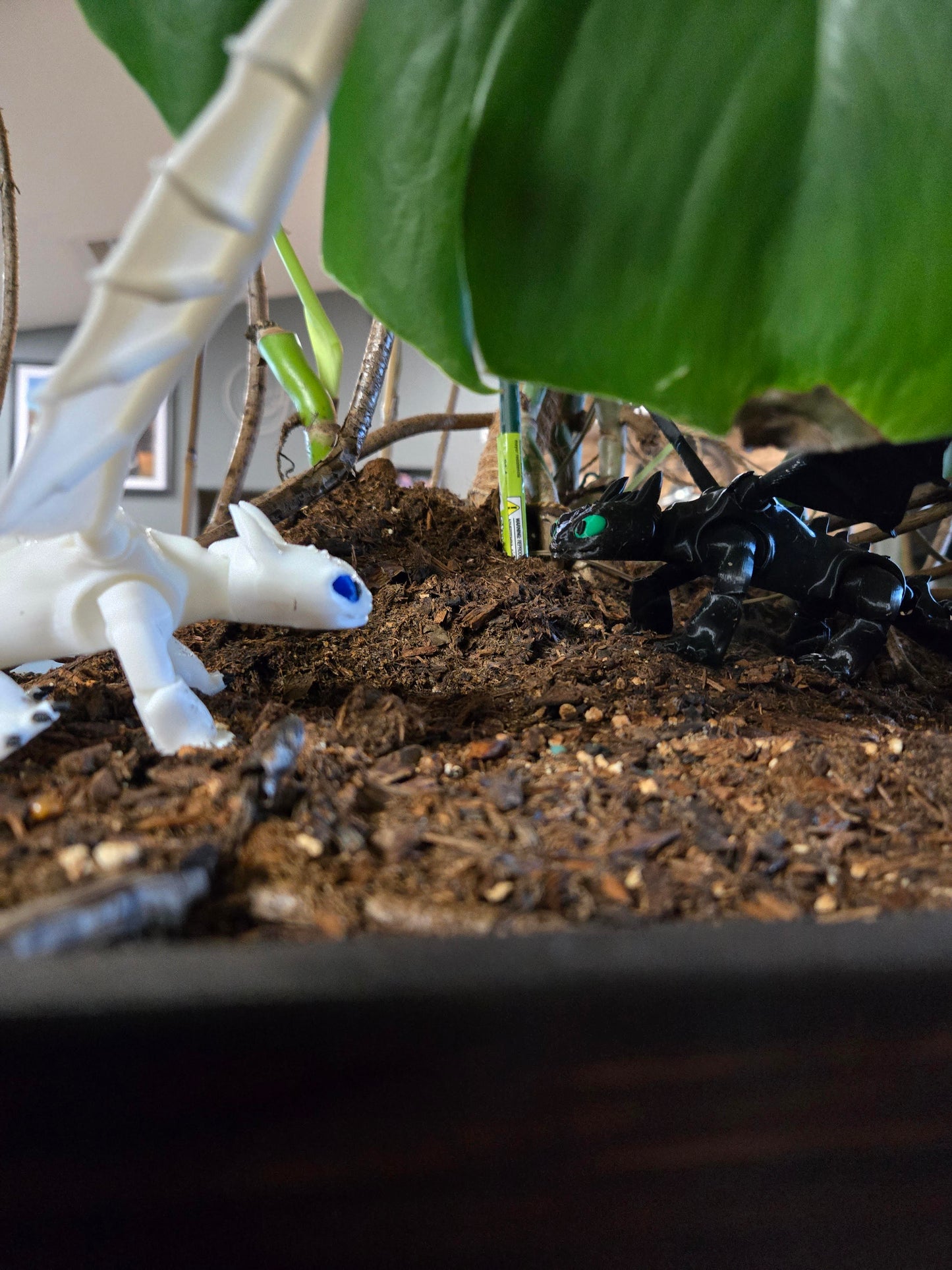 Light and Dark Fury, Dragons, how to train a Dragon, 3D printed