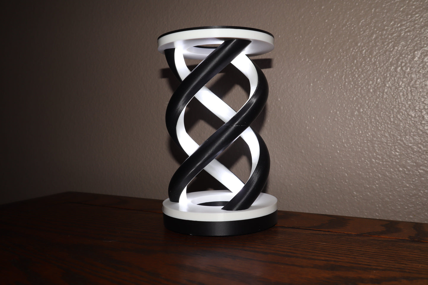 Helix LED Lamp - Glow in the Dark Available (which doubles as a Night light)