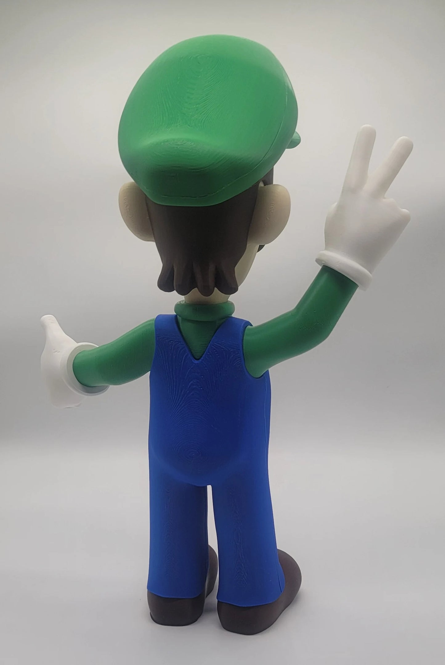 Custom 3D printed Luigi 24 inches tall