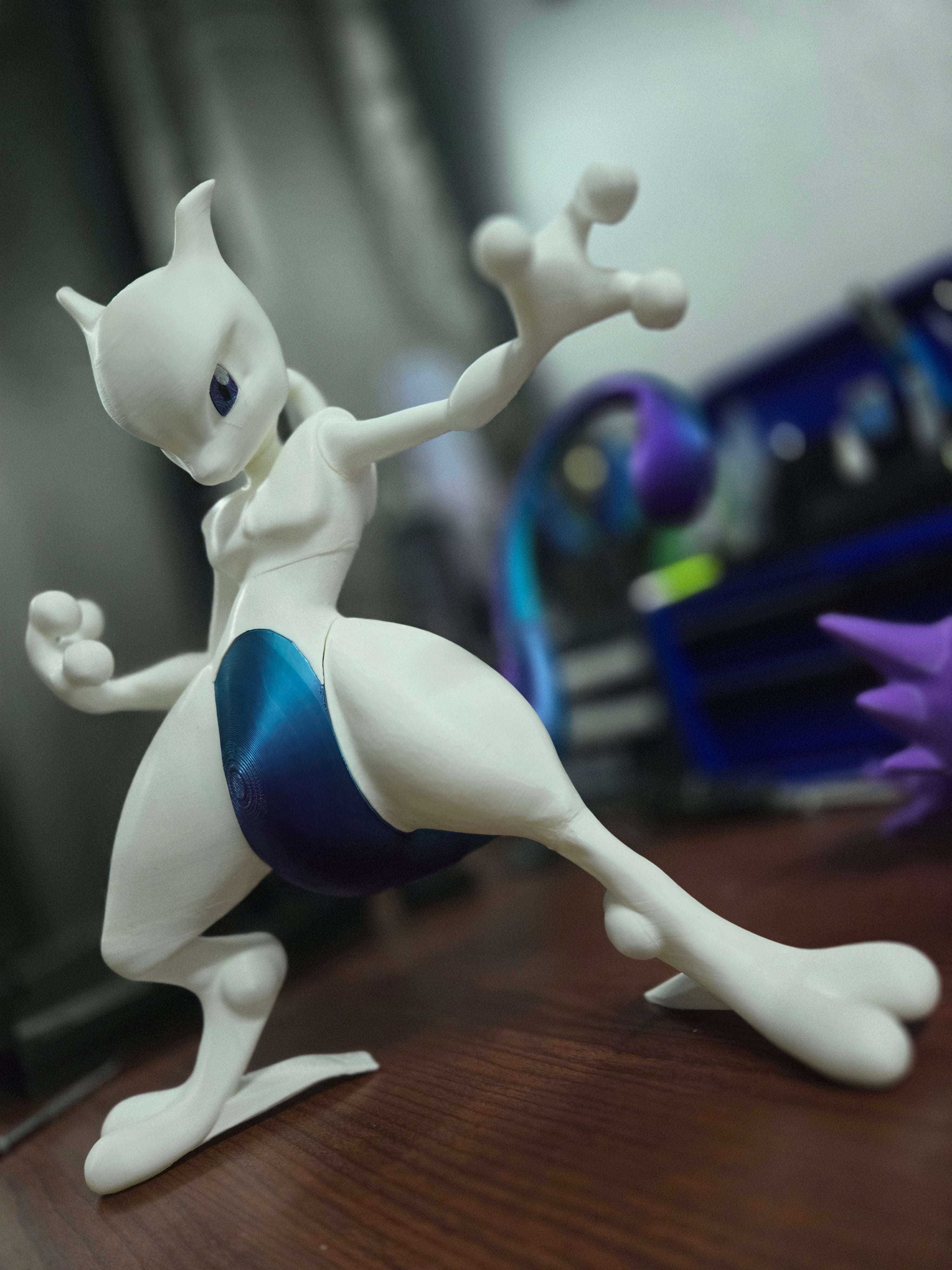 3D Printed Custom Pokémon Mowtwo