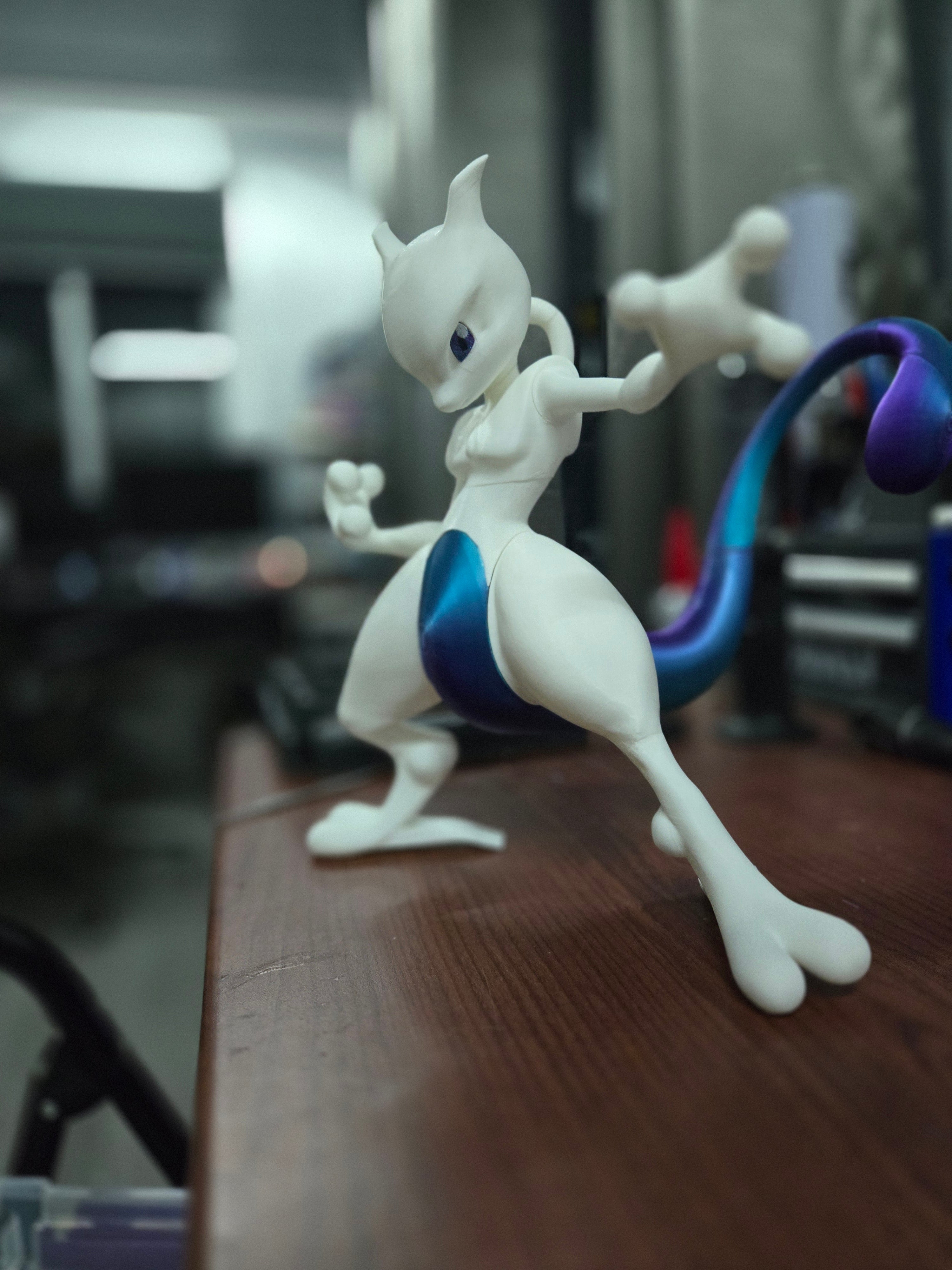3D Printed Custom Pokémon Mowtwo
