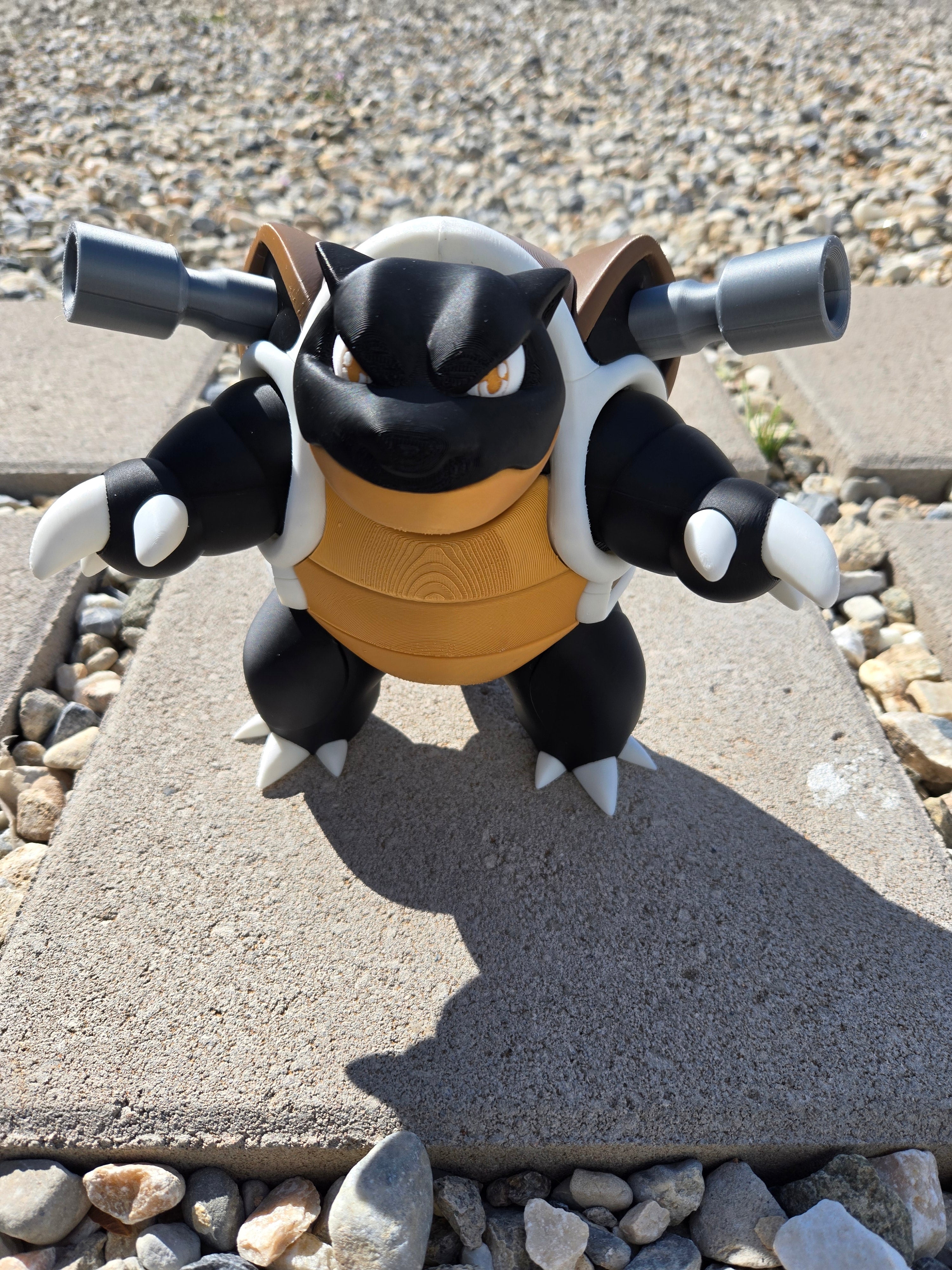 3D Printed Pokemon Blastoise with custom color