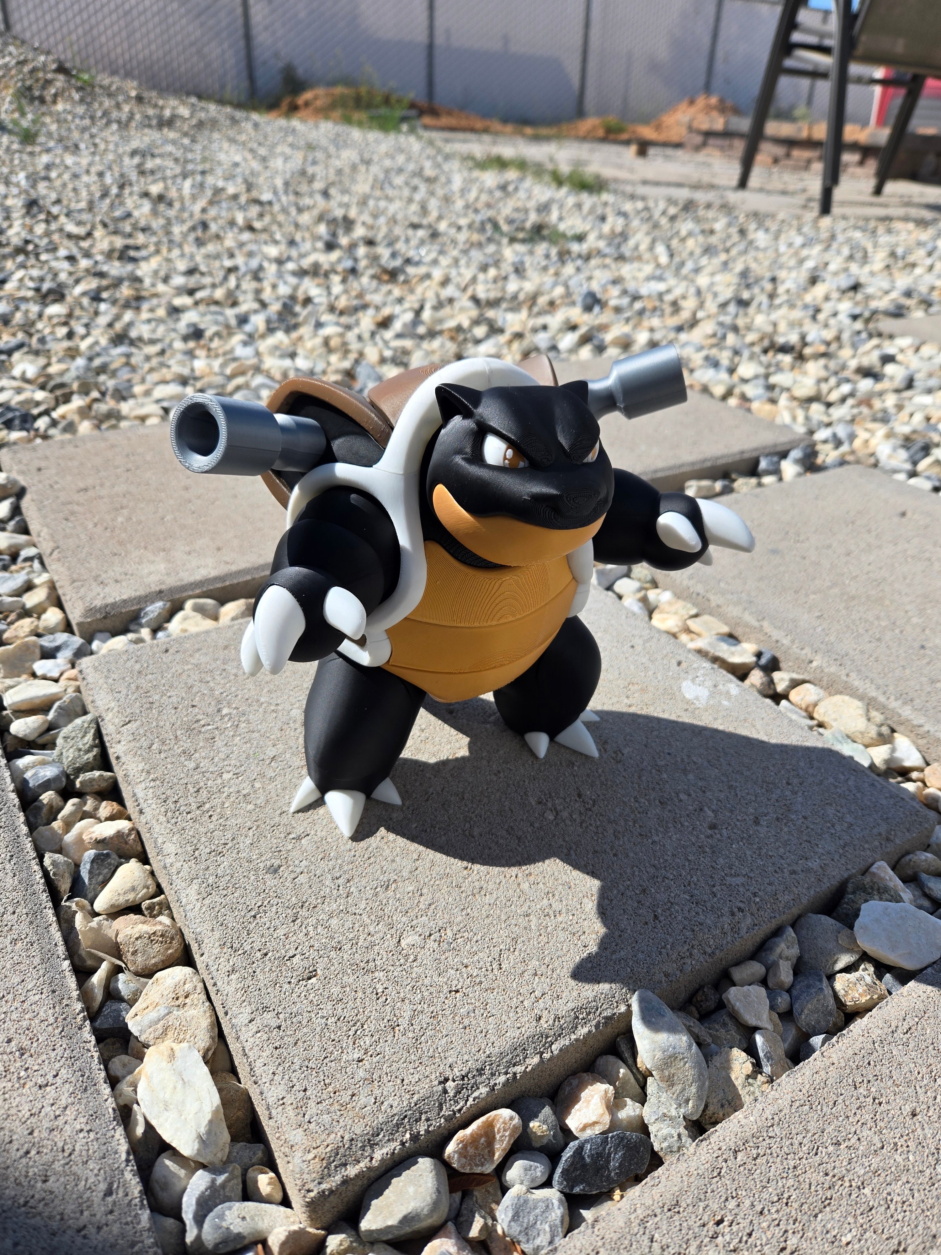 3D Printed Pokemon Blastoise with custom color