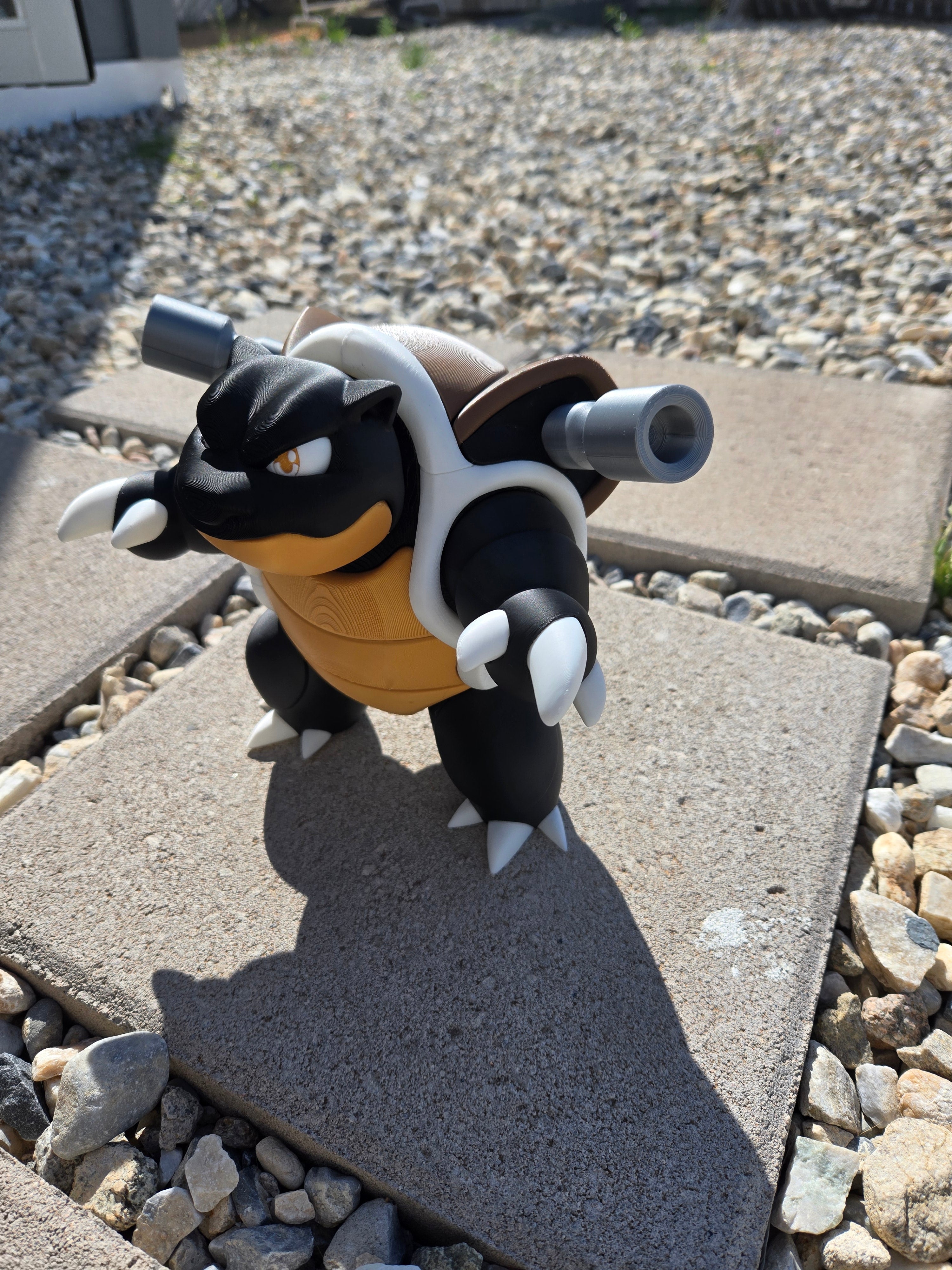 3D Printed Pokemon Blastoise with custom color