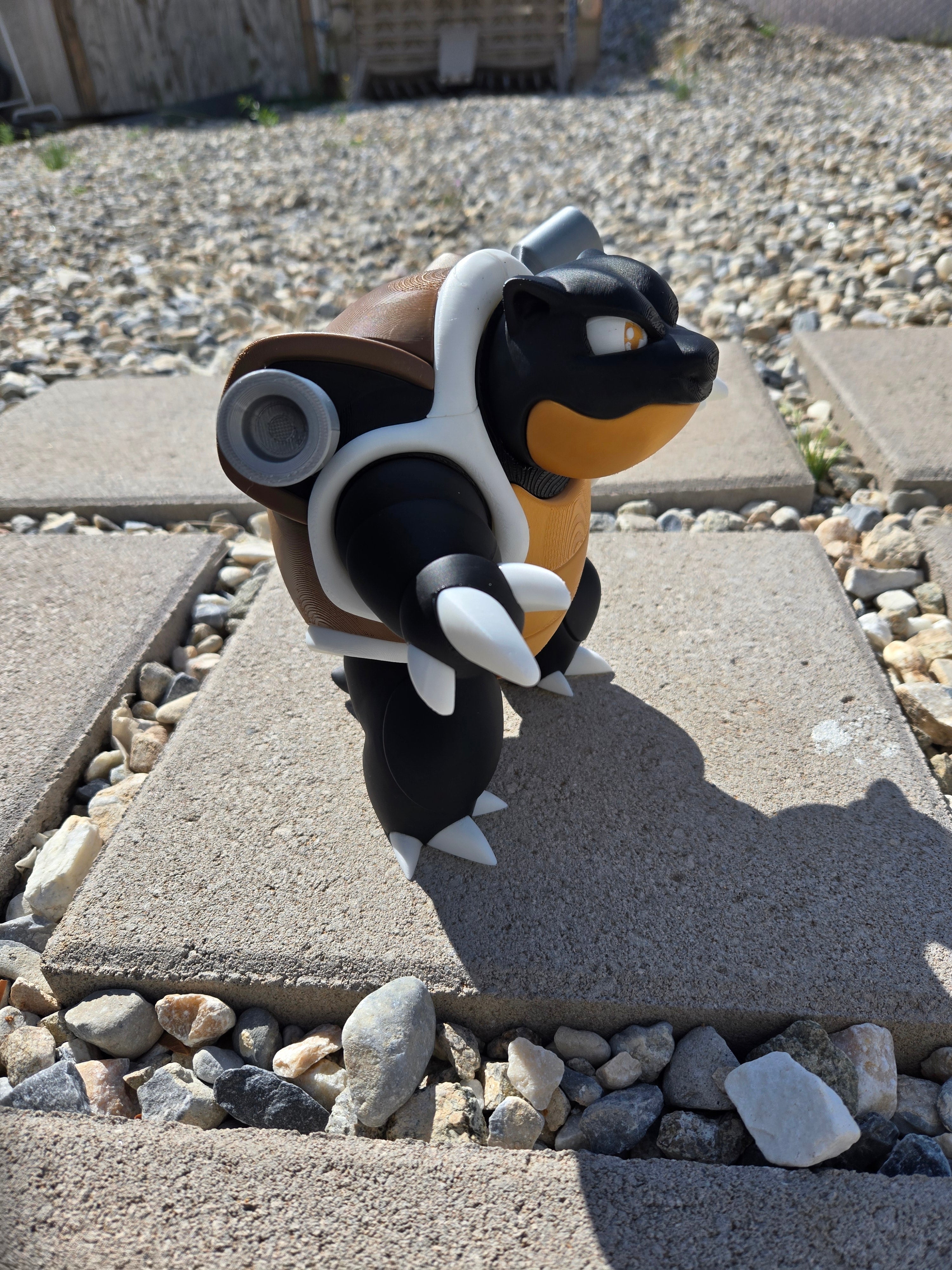 3D Printed Pokemon Blastoise with custom color