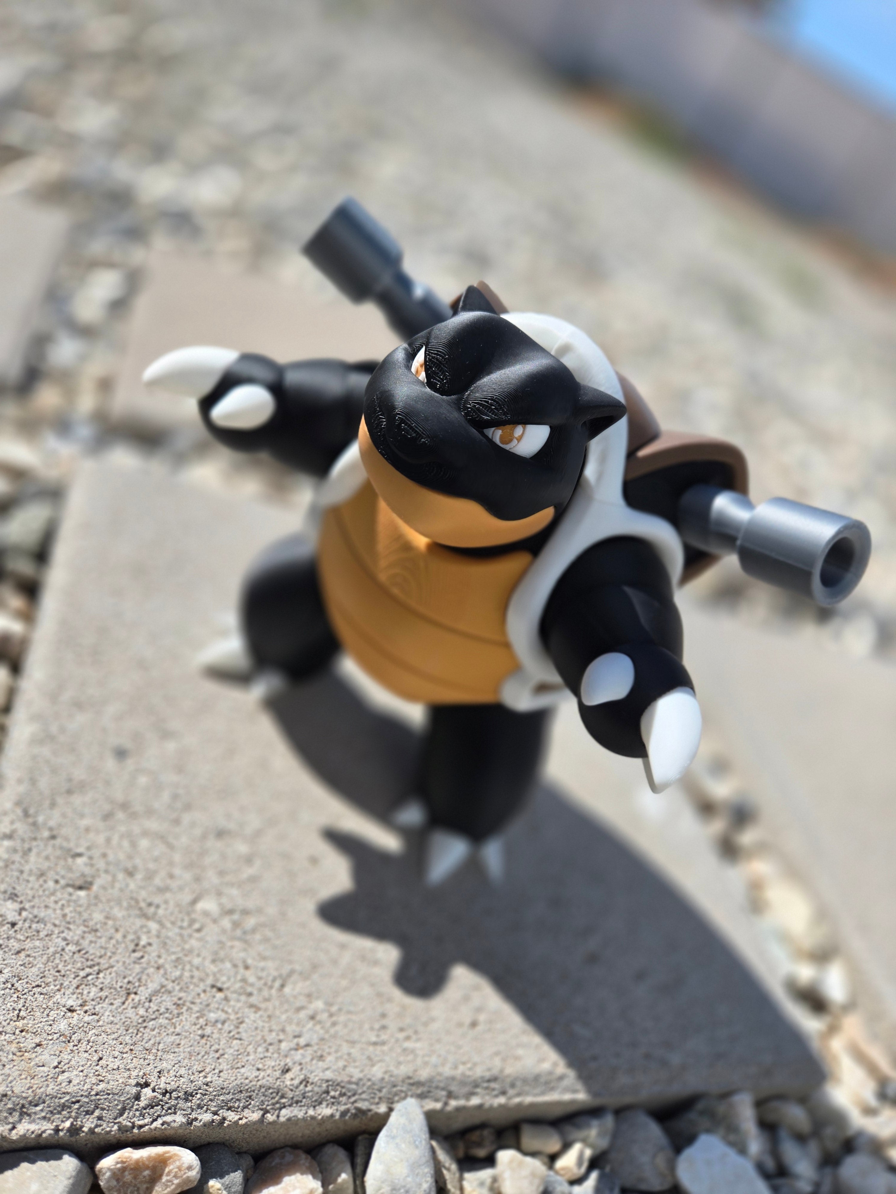 3D Printed Pokemon Blastoise with custom color