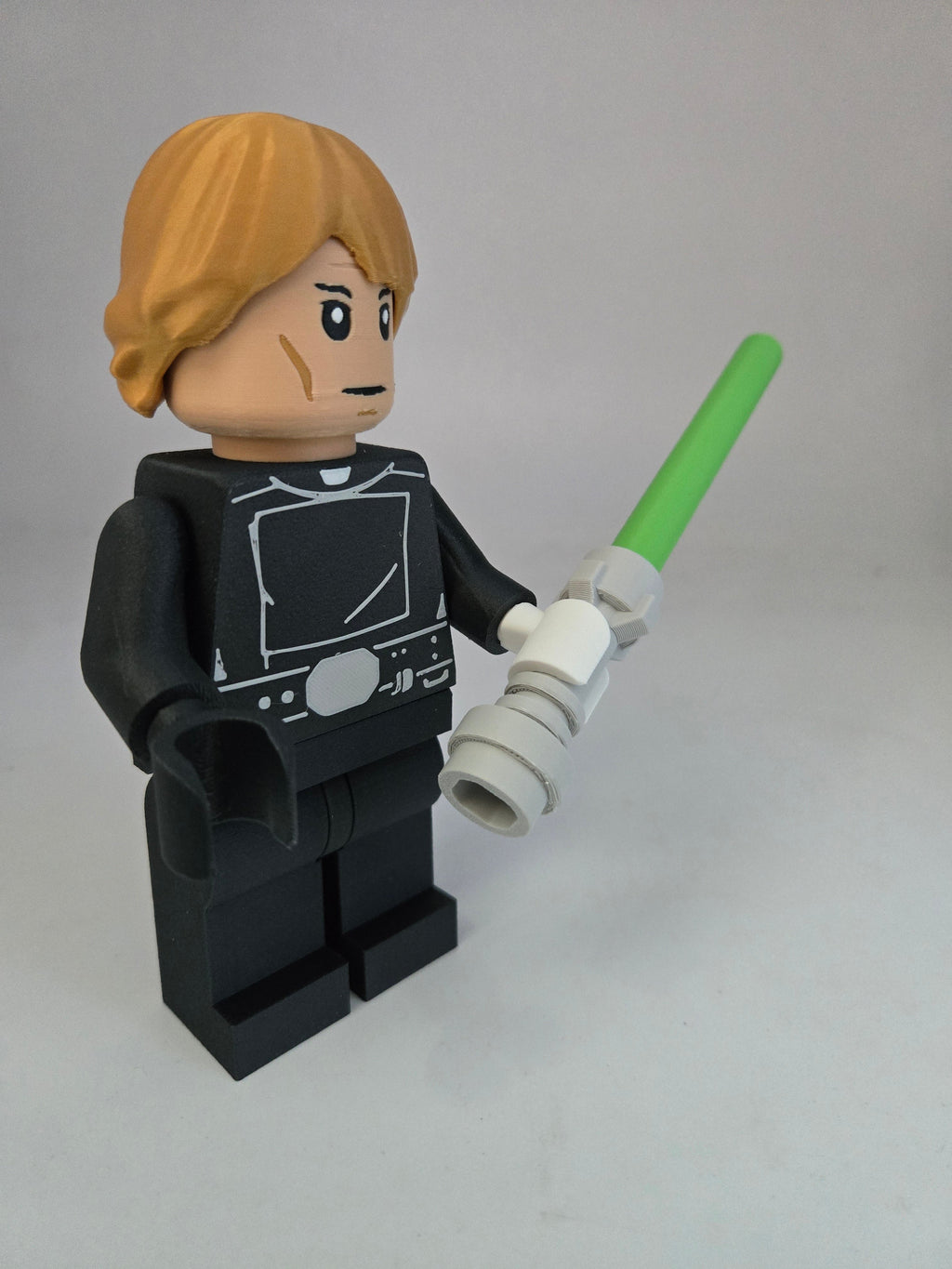 Custom 3D printed Brick Lego Luke Skywalker