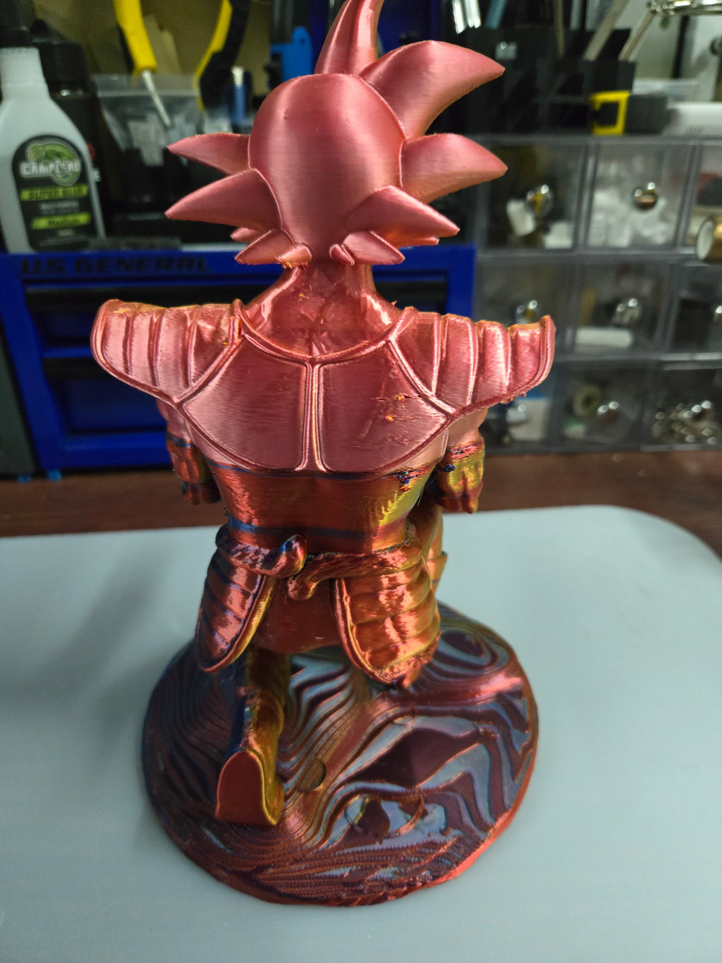 3D printed Custom {Son Of Goku} PlayStation Controller holder