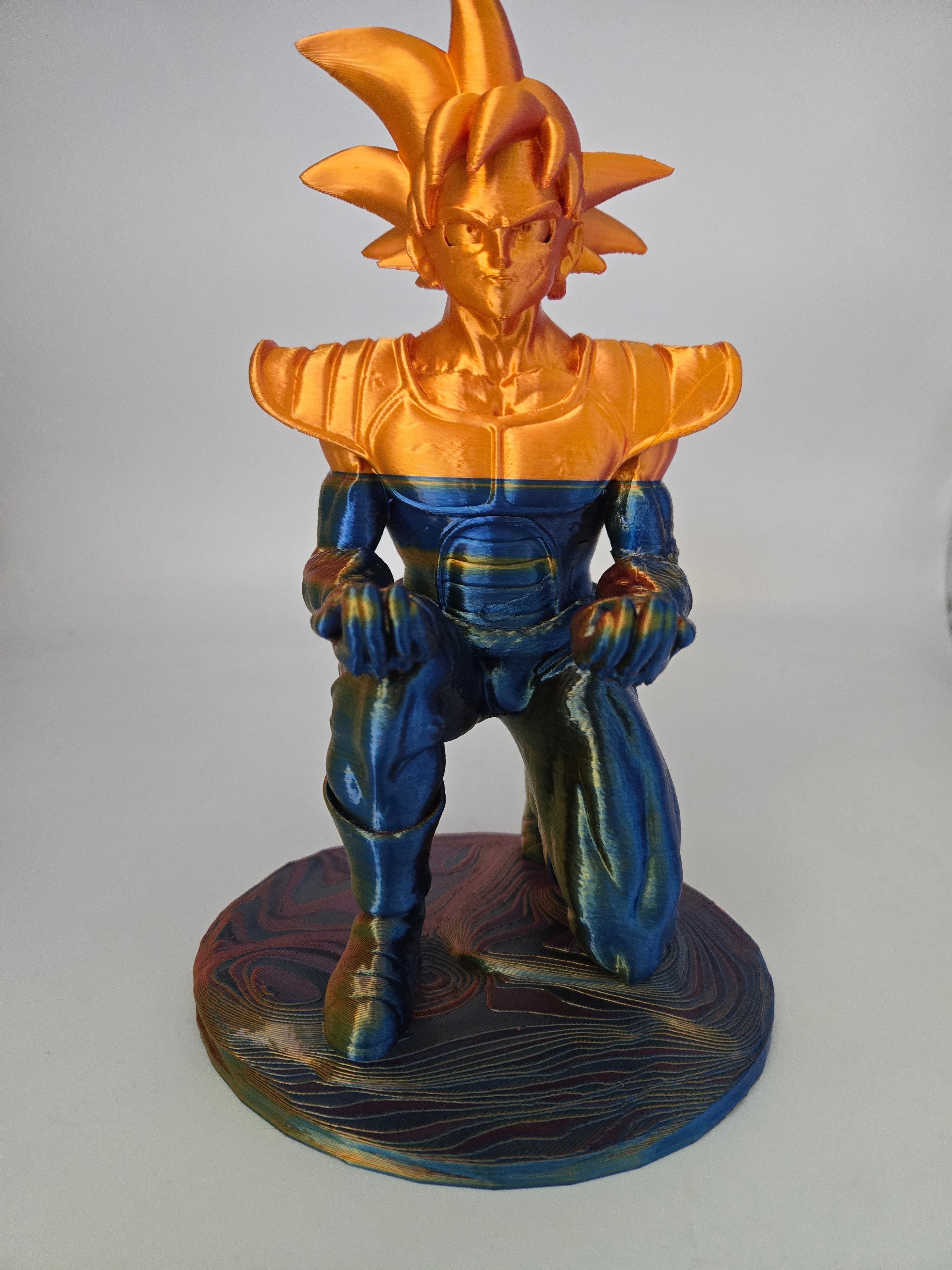 3D printed Custom {Son Of Goku} PlayStation Controller holder