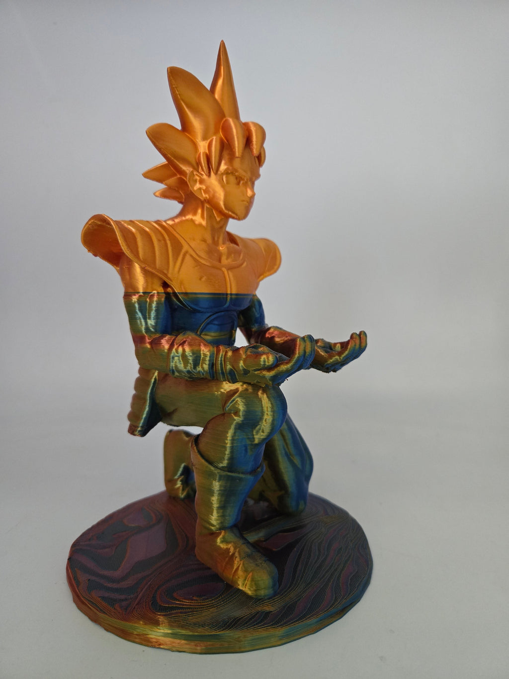 3D printed Custom {Son Of Goku} PlayStation Controller holder