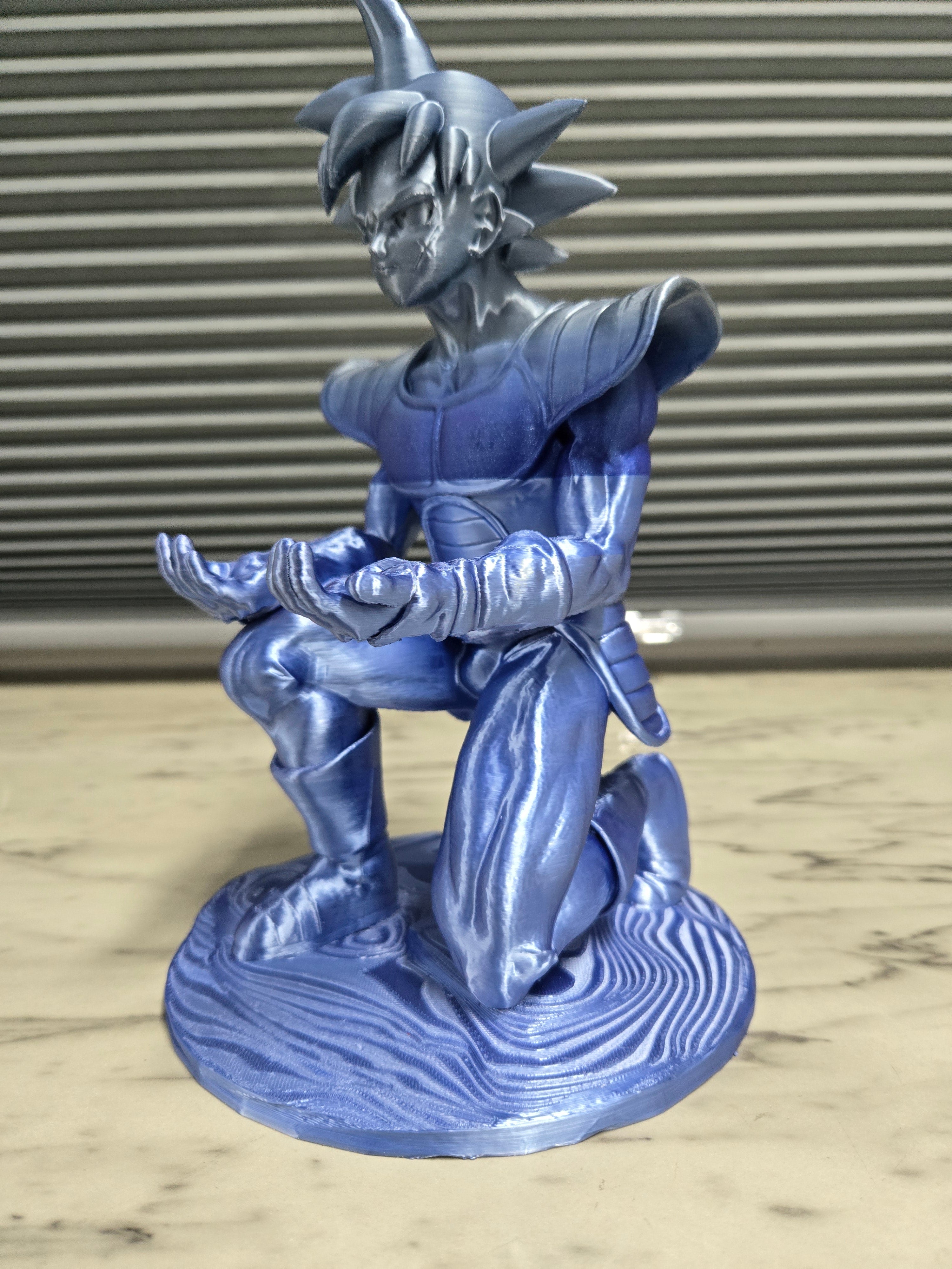 3D printed Custom {Son Of Goku} PlayStation Controller holder