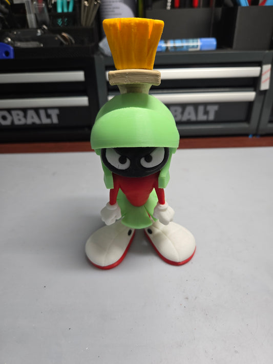 Marvin the Martian looney Toons 3D custom Glow in the dark Figure