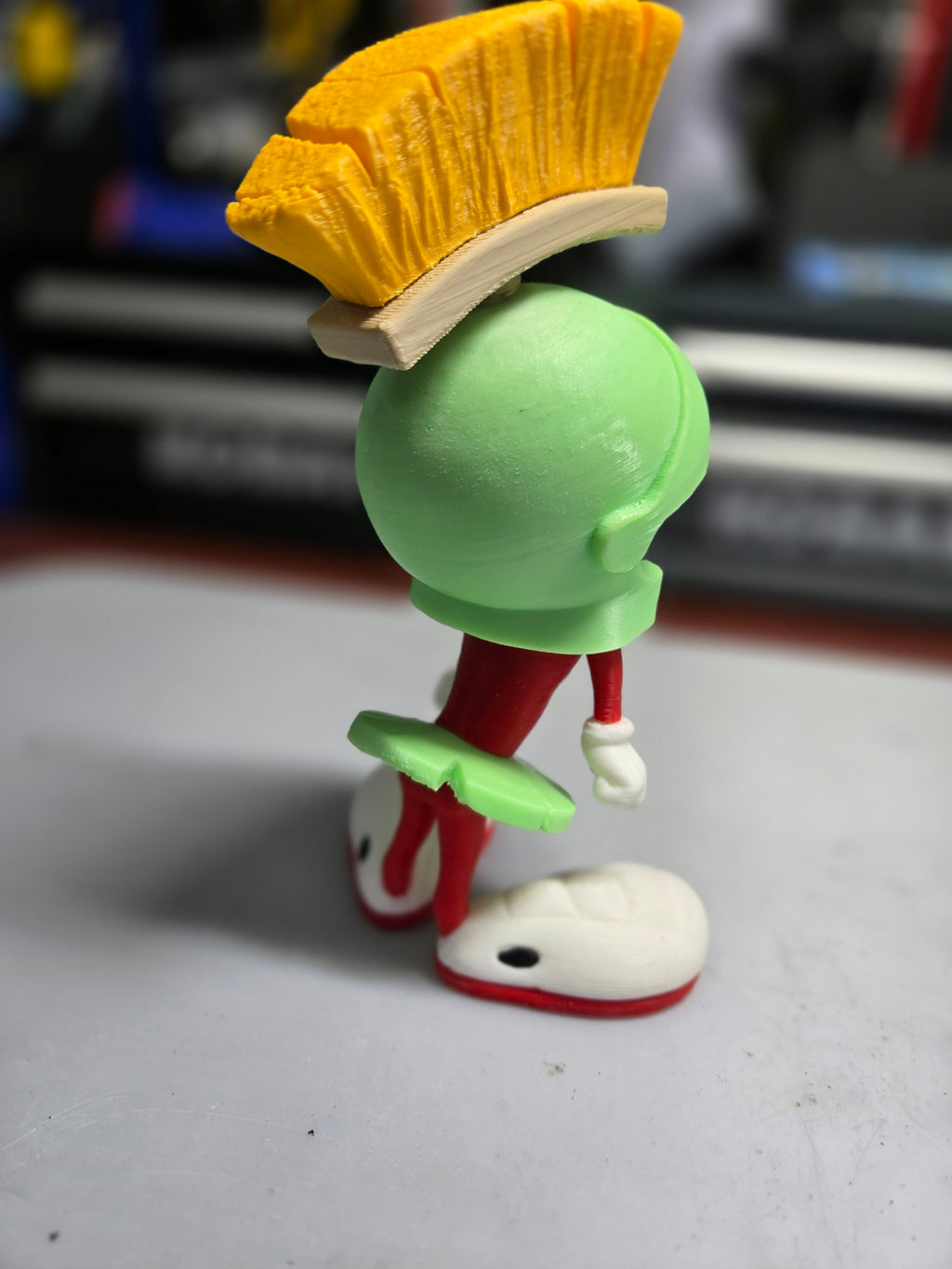 Custom 3D printed Marvin the Martian