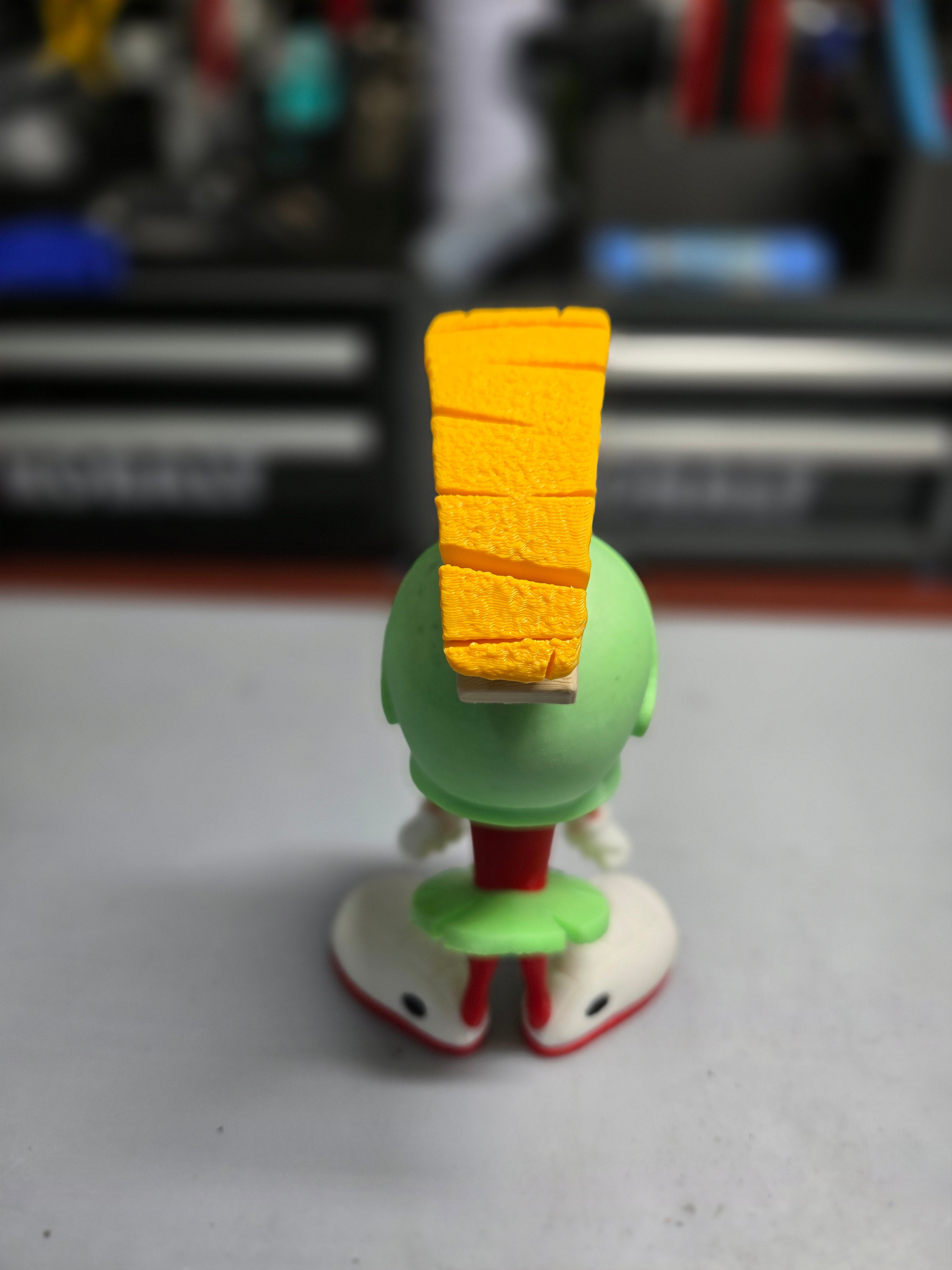 Marvin the Martian looney Toons 3D custom Glow in the dark Figure