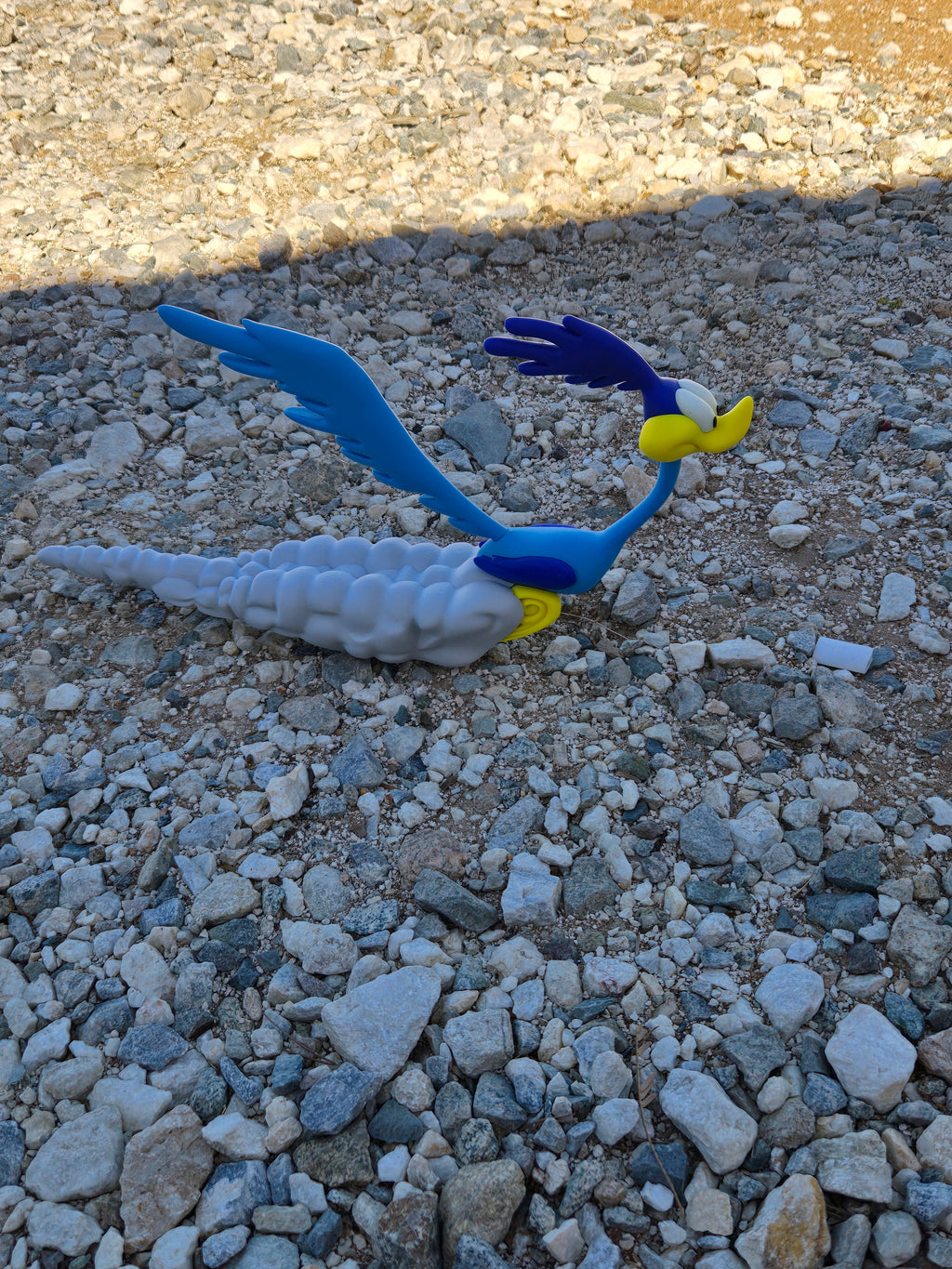 Custom 3D printed Roadrunner art from Looney Tunes