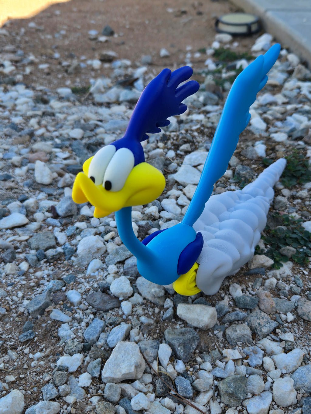 Custom 3D printed Roadrunner art from Looney Tunes
