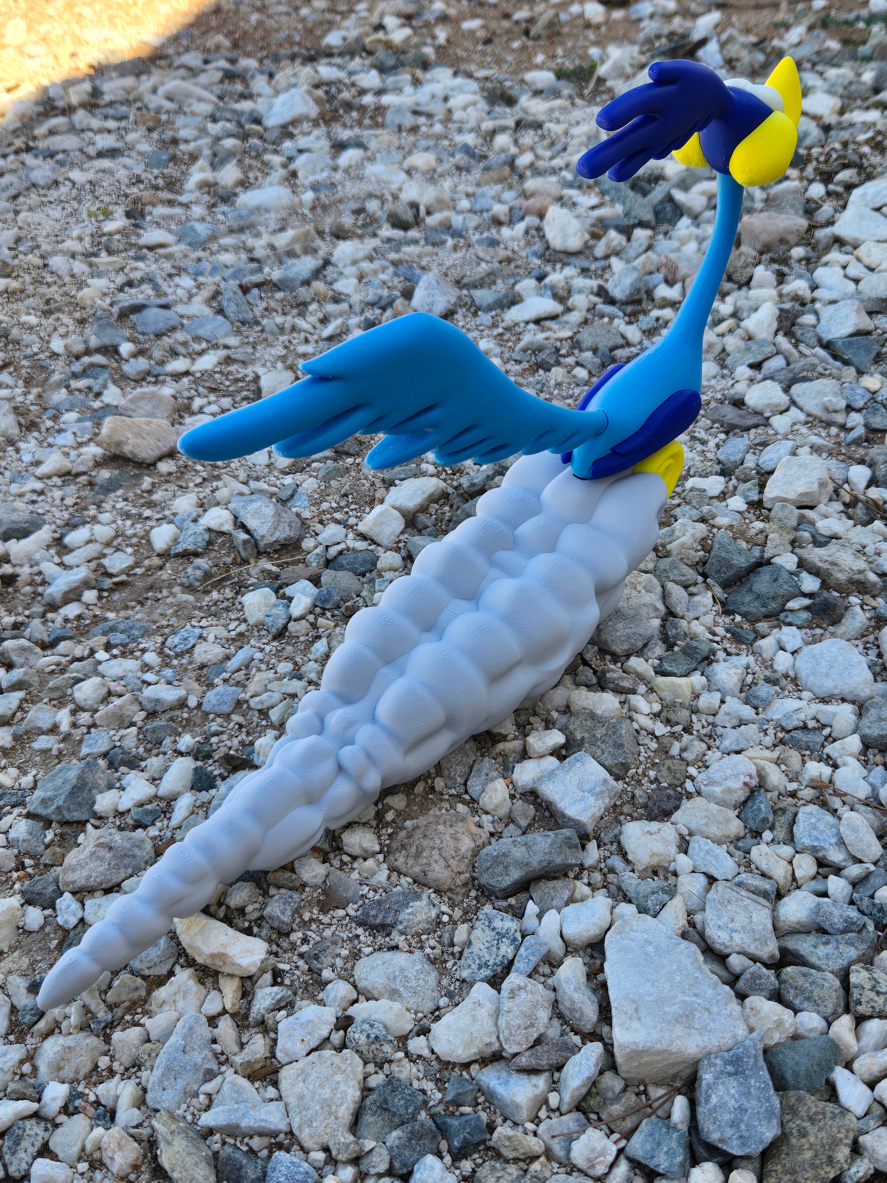 Custom 3D printed Roadrunner art from Looney Tunes