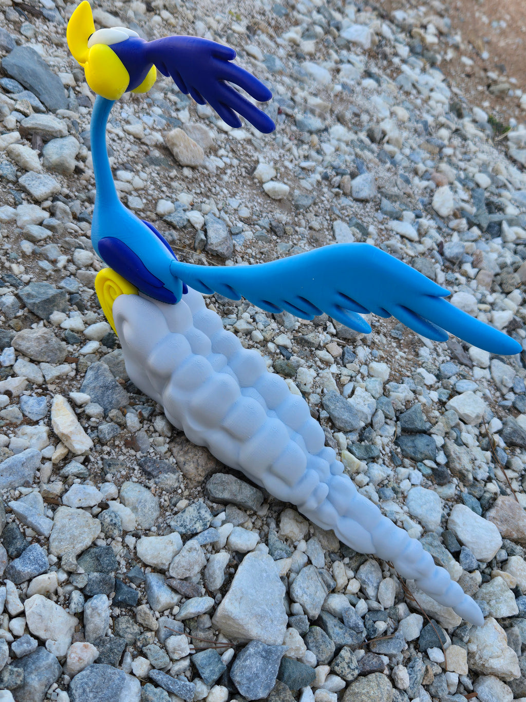Custom 3D printed Roadrunner art from Looney Tunes