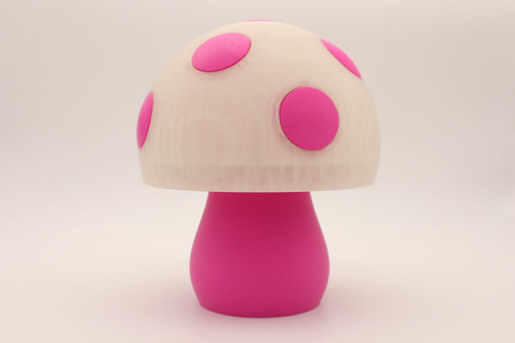 Mushroom LED Lamp - Glow in the Dark Available - Custom Colors Available