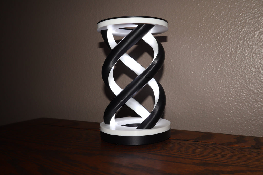 Helix LED Lamp - Glow in the Dark Available (which doubles as a Night light)