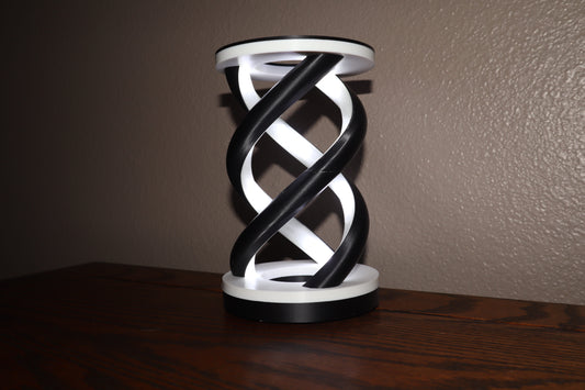 Helix LED Lamp - Glow in the Dark Available (which doubles as a Night light)